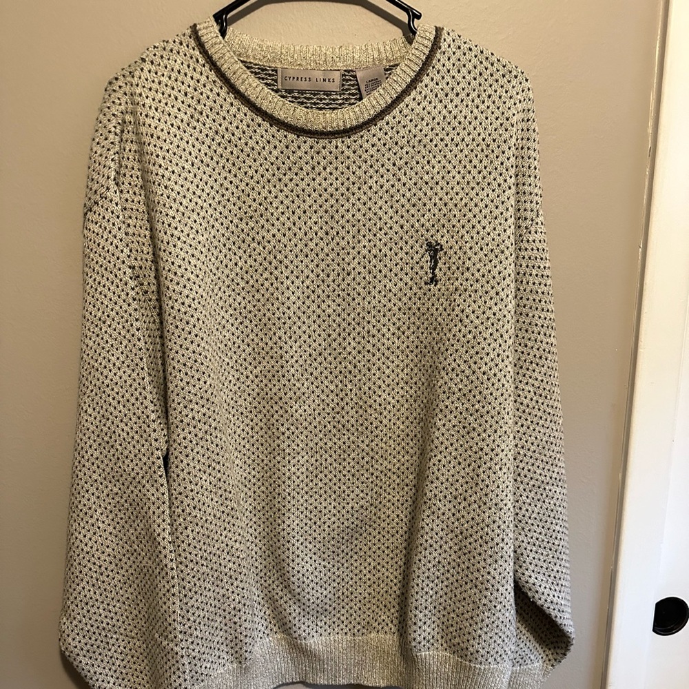 Golf sweater Size Large